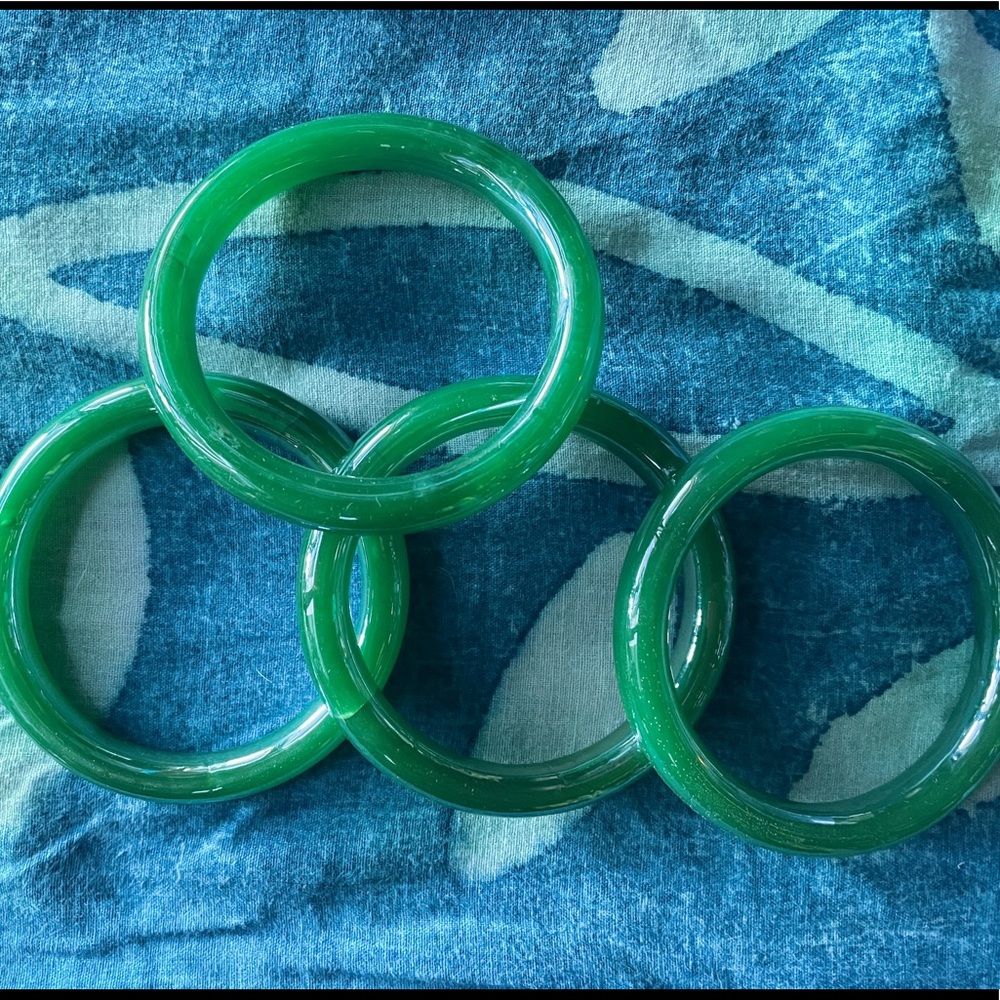 green glass bangles from india